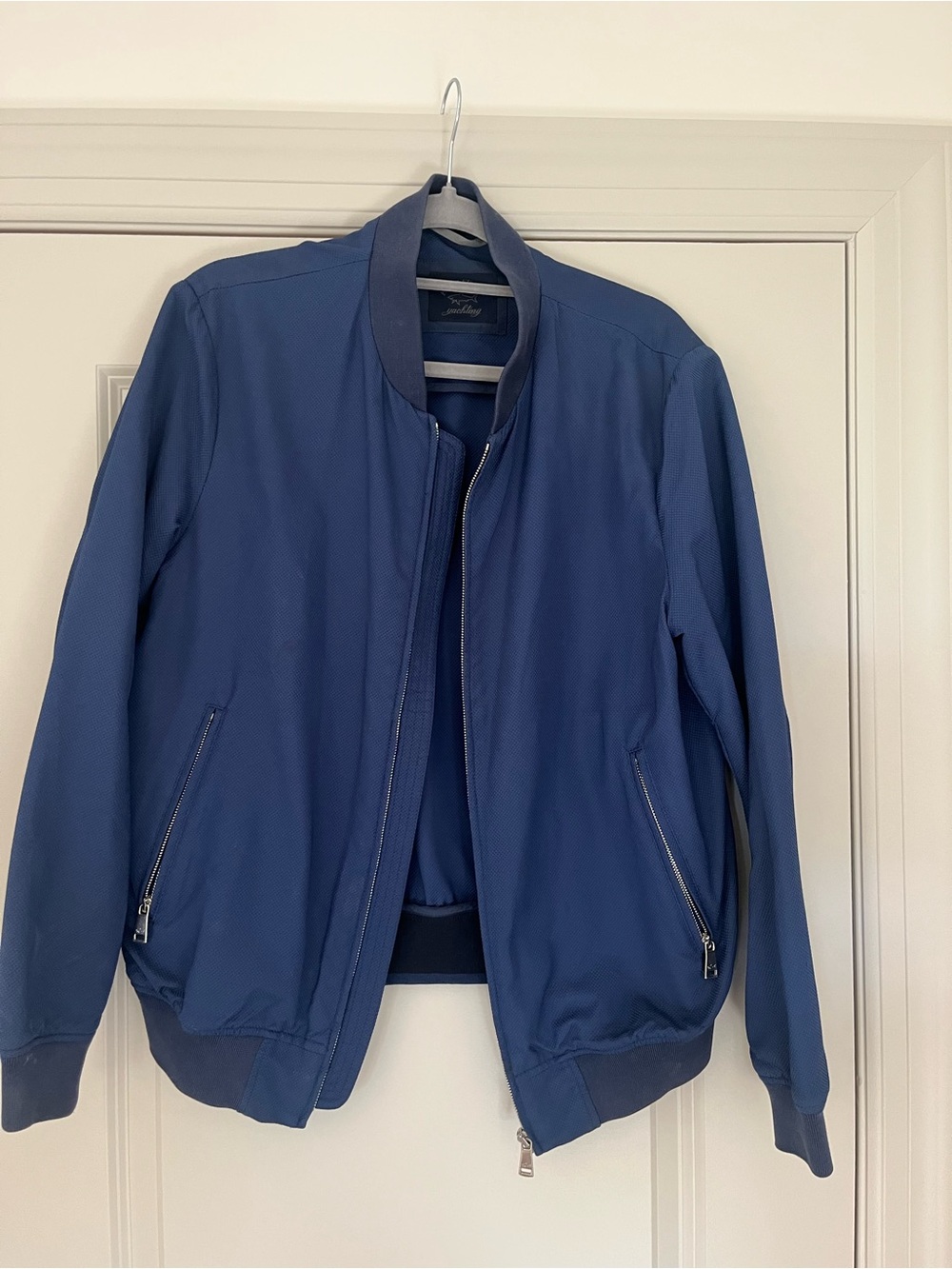 Paul & Shark Navy Blue Bomber Jacket